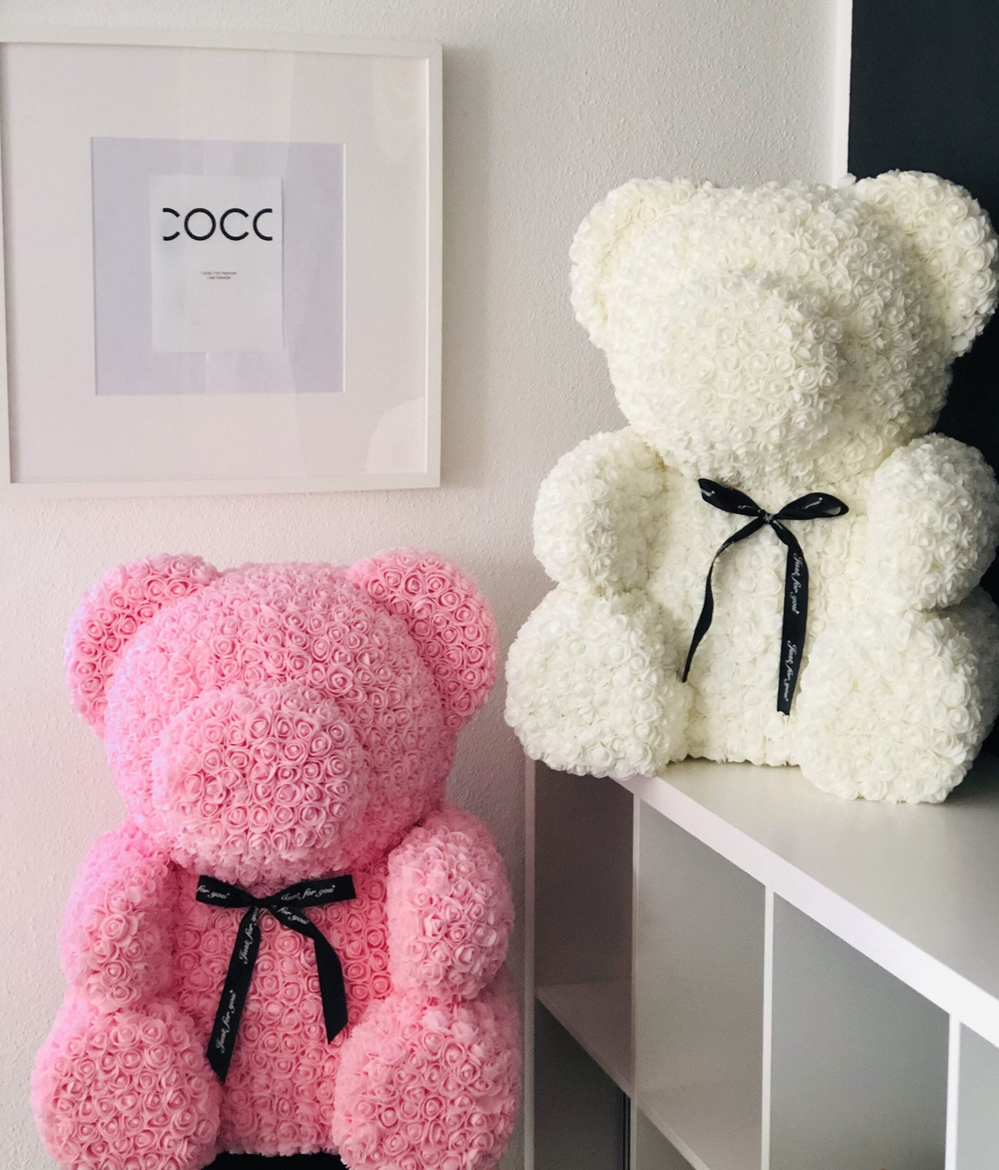 Urs imens 70cm roz + Cutie cadou